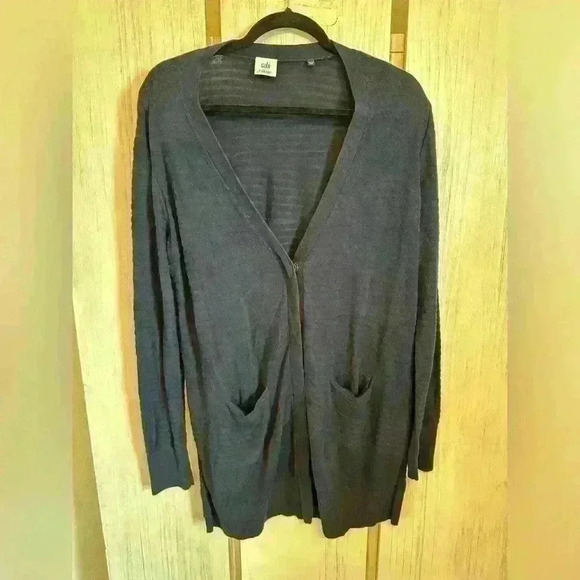 Cabi‎ Women's Dark Blue Snap-Closure Cardigan - Size Large - Picture 1 of 4